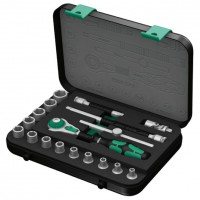 Wera Pipesett 1/4" Zyklop millimeter 18-deler sett